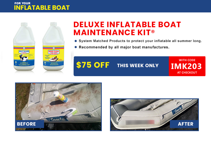 $75 Off Deluxe Inflatable Boat Maintenance Kit